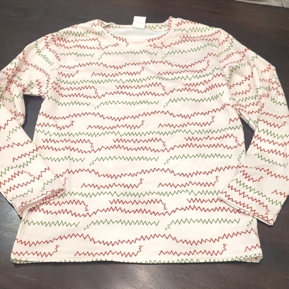 Womens Bundle Of 3 Holiday Colorful Long Sleeve Matching Tops - Small BNWOT